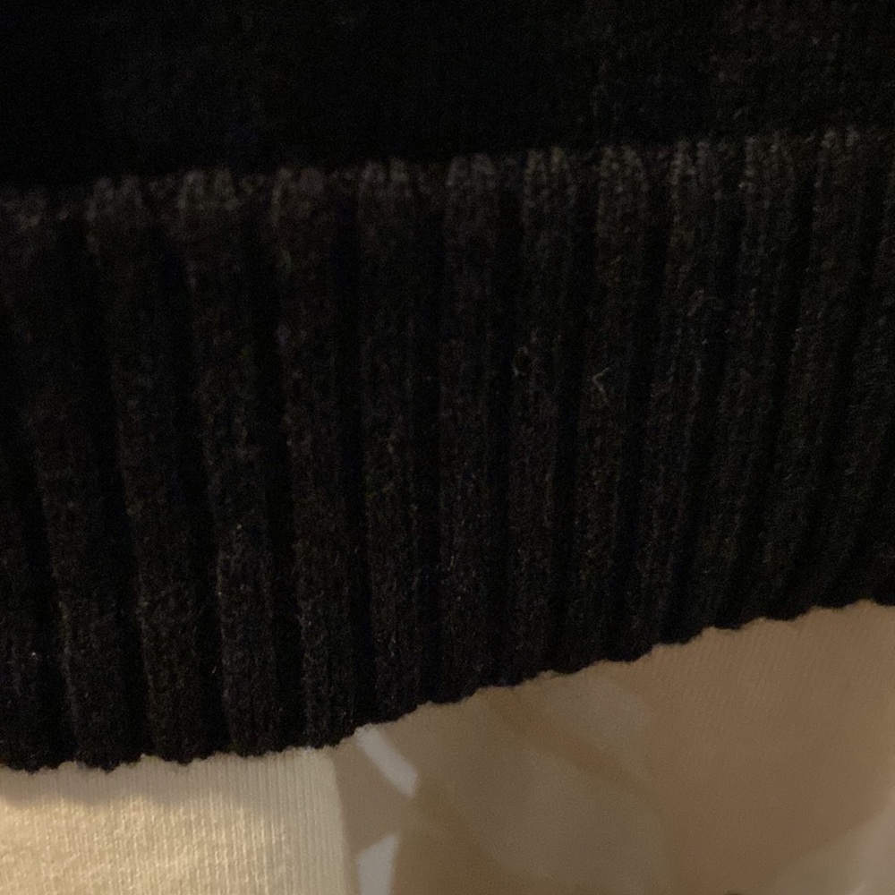 Isaac Mizrahi Cardigan Sweater 3/4 Length Sleeve Black Medium New - Picture 6 of 10